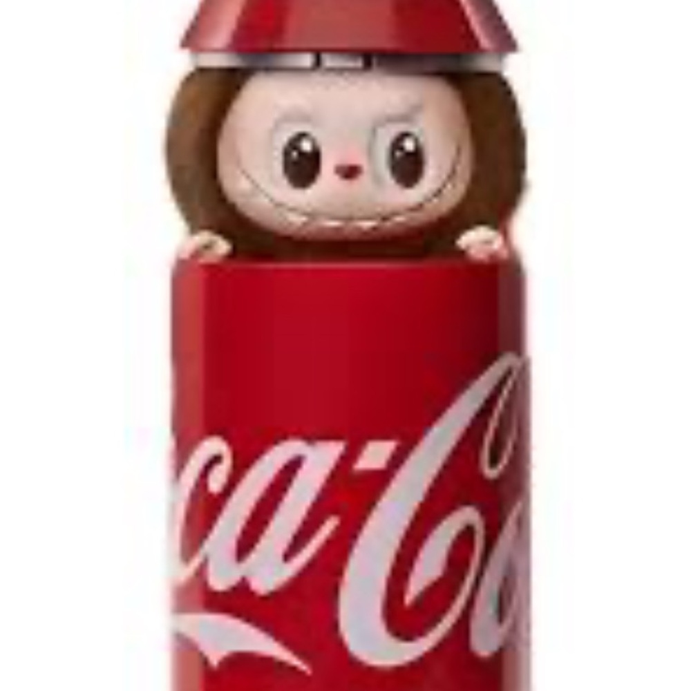 Labubu Secret Coca Cola Red and Brown Doll Toy